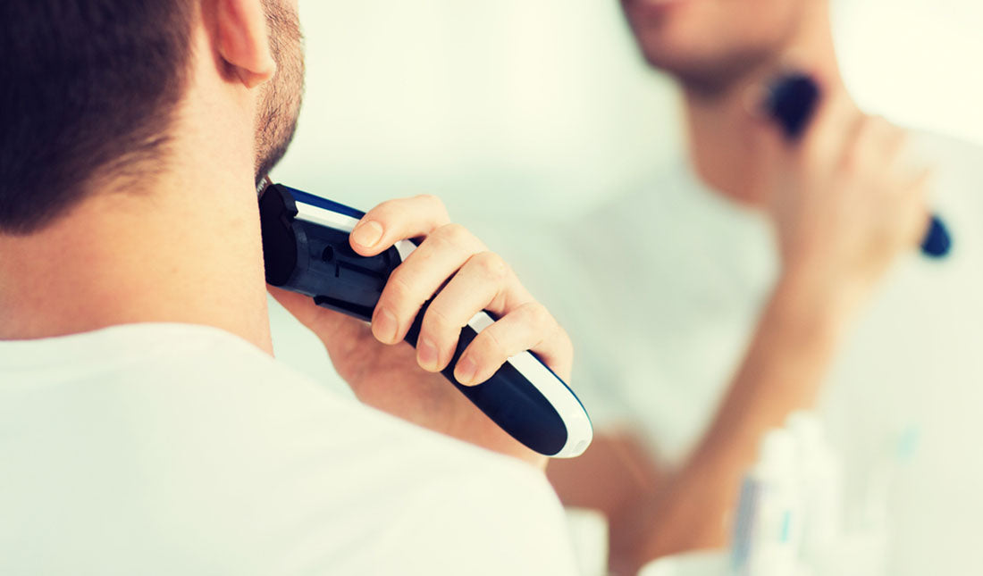 shaving neck with clippers